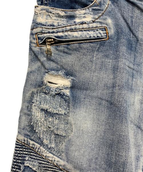 BALMAIN（バルマン）BALMAIN (バルマン) デニムパンツ インディゴ サイズ:SIZE 86cm (W34)の古着・服飾アイテム