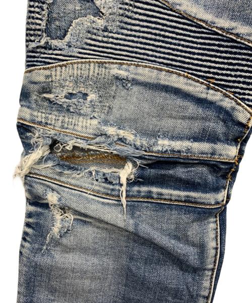 BALMAIN（バルマン）BALMAIN (バルマン) デニムパンツ インディゴ サイズ:SIZE 86cm (W34)の古着・服飾アイテム
