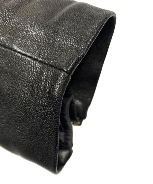 BEAUTY&YOUTH（ビューティーアンドユース）BEAUTY&YOUTH (ビューティーアンドユース) BY ゴート パデッド ライダース ジャケット ブラック サイズ:Mサイズの古着・服飾アイテム