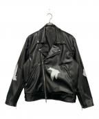 LAST NESTラストネスト）の古着「ダブルライダースジャケット」｜ブラック