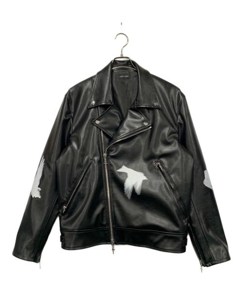 LAST NEST（ラストネスト）LAST NEST (ラストネスト) ダブルライダースジャケット ブラック サイズ:Lサイズの古着・服飾アイテム