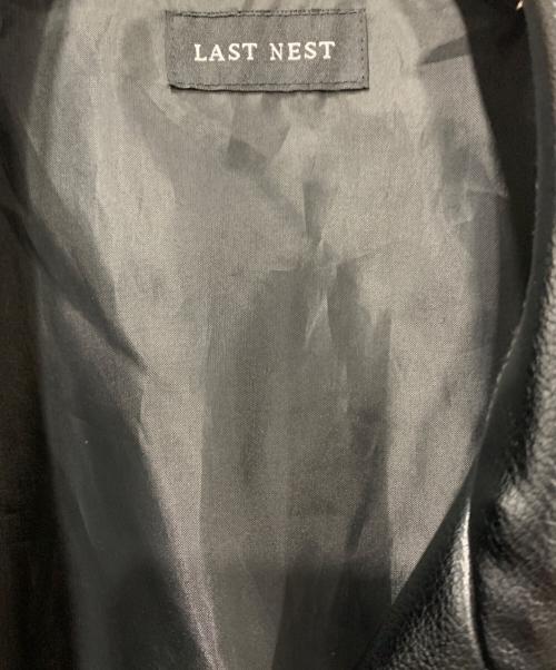 LAST NEST（ラストネスト）LAST NEST (ラストネスト) ダブルライダースジャケット ブラック サイズ:Lサイズの古着・服飾アイテム