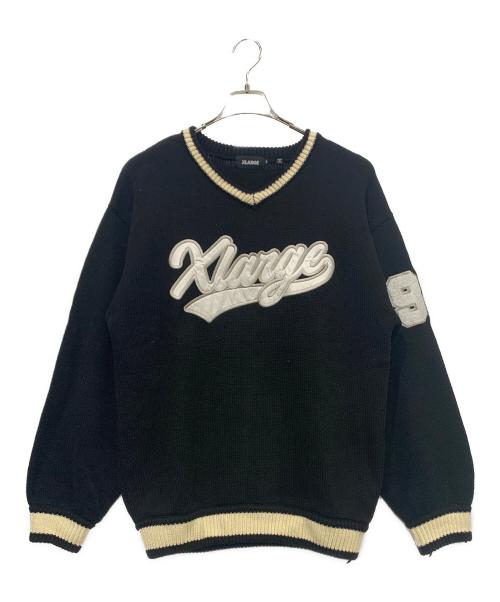 X-LARGE（エクストララージ）X-LARGE (エクストララージ) 厚手ニット ブラック サイズ:SIZE Mの古着・服飾アイテム