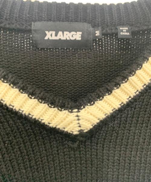 X-LARGE（エクストララージ）X-LARGE (エクストララージ) 厚手ニット ブラック サイズ:SIZE Mの古着・服飾アイテム