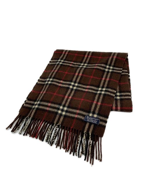 Burberry's（バーバリー）Burberry's (バーバリー) マフラー ブラウンの古着・服飾アイテム