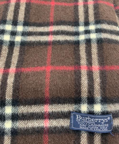Burberry's（バーバリー）Burberry's (バーバリー) マフラー ブラウンの古着・服飾アイテム