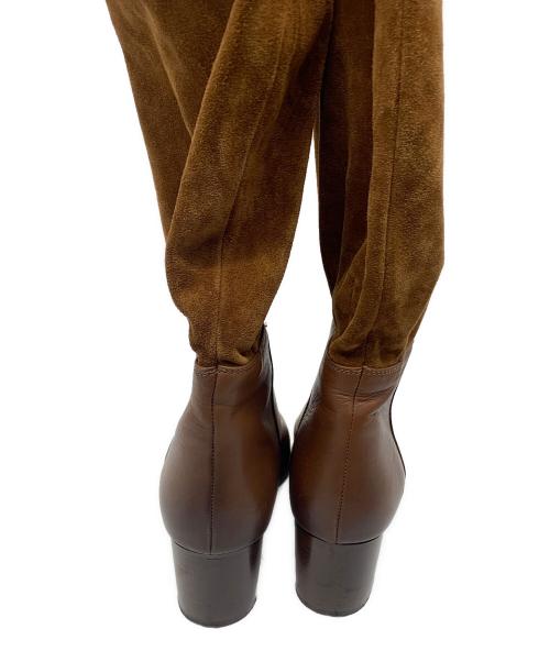 FABIO RUSCONI（ファビオルスコーニ）FABIO RUSCONI (ファビオルスコーニ) ロングブーツ ブラウン サイズ:39の古着・服飾アイテム