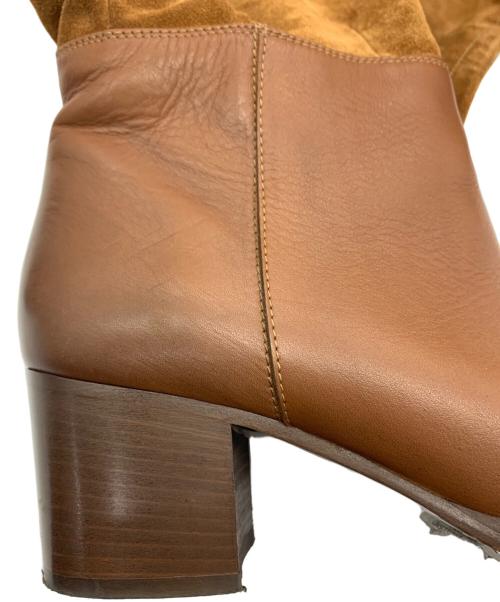 FABIO RUSCONI（ファビオルスコーニ）FABIO RUSCONI (ファビオルスコーニ) ロングブーツ ブラウン サイズ:39の古着・服飾アイテム