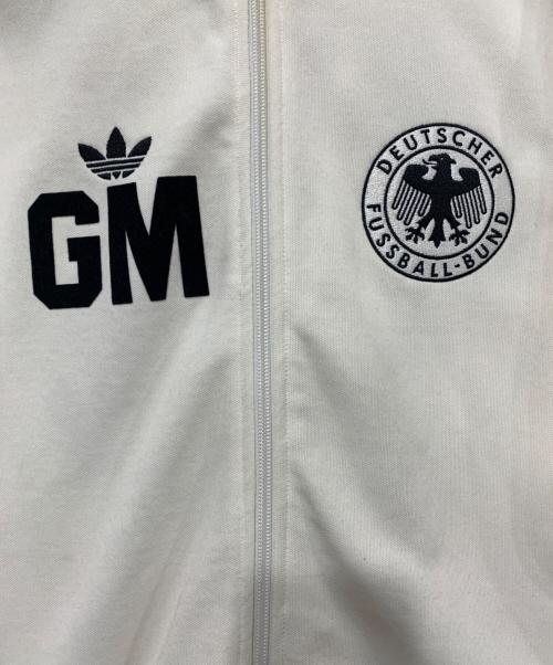 adidas（アディダス）adidas (アディダス) トラックジャケット　ドイツ代表ゲルトミュラー ホワイト サイズ:Lサイズの古着・服飾アイテム