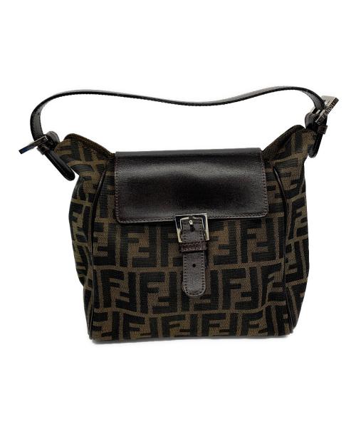 FENDI（フェンディ）FENDI (フェンディ) ズッカ　ハンドバッグ ブラウンの古着・服飾アイテム