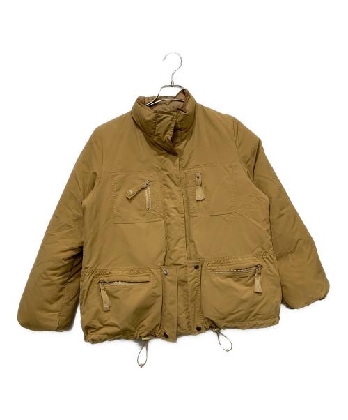 BURBERRY BLUE LABEL（バーバリー ブルー レーベル）BURBERRY BLUE LABEL (バーバリーロンドンブルーレーベル) リバーシブルダウンジャケット ベージュ サイズ:SIZE 38の古着・服飾アイテム