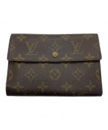 LOUIS VUITTON（ルイ ヴィトン）の古着「モノグラム　ポルトトレゾール エテュイパピエ」｜ブラウン