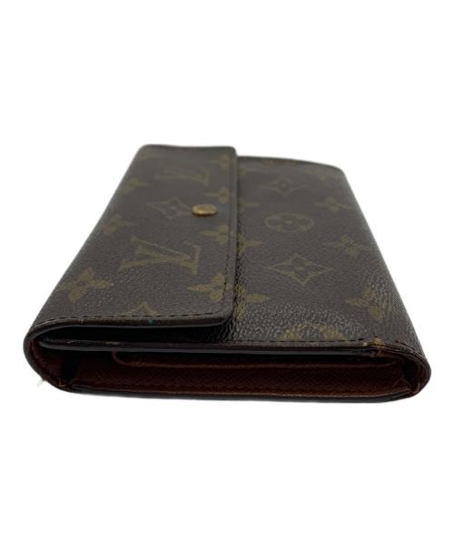 LOUIS VUITTON（ルイ ヴィトン）LOUIS VUITTON (ルイ ヴィトン) モノグラム　ポルトトレゾール エテュイパピエ ブラウンの古着・服飾アイテム