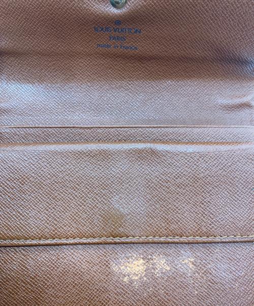 LOUIS VUITTON（ルイ ヴィトン）LOUIS VUITTON (ルイ ヴィトン) モノグラム　ポルトトレゾール エテュイパピエ ブラウンの古着・服飾アイテム