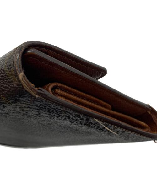 LOUIS VUITTON（ルイ ヴィトン）LOUIS VUITTON (ルイ ヴィトン) モノグラム　ポルトトレゾール エテュイパピエ ブラウンの古着・服飾アイテム