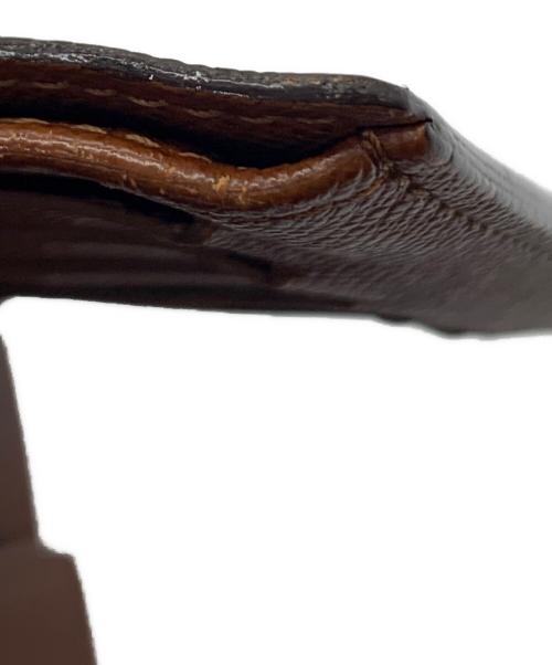 LOUIS VUITTON（ルイ ヴィトン）LOUIS VUITTON (ルイ ヴィトン) モノグラム　ポルトトレゾール エテュイパピエ ブラウンの古着・服飾アイテム