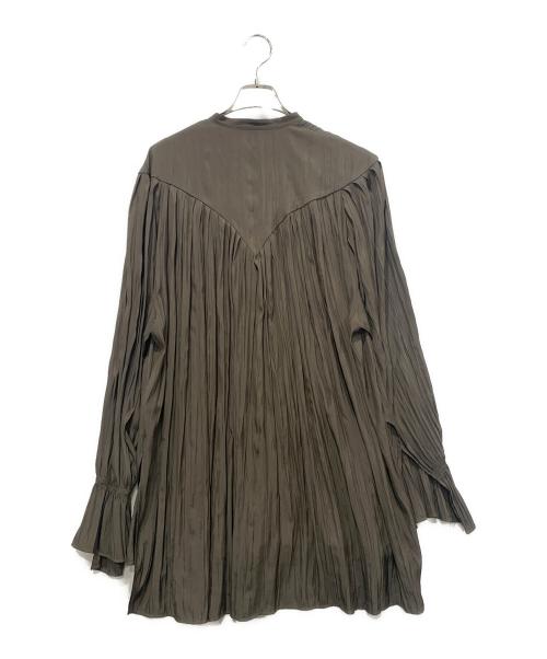 IRENE（アイレネ）IRENE (アイレネ) チュニックブラウス グレー サイズ:36の古着・服飾アイテム