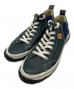 SPINGLE MOVEスピングルムーヴ）の古着「サイドゴアレザースニーカー」｜グリーン