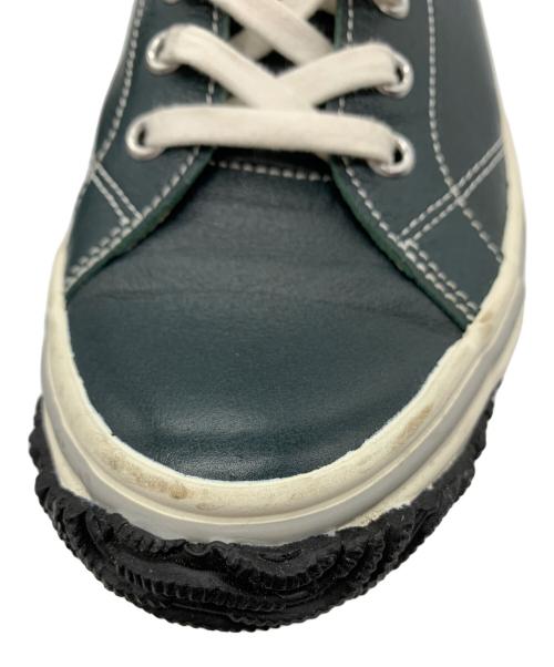 SPINGLE MOVE（スピングルムーヴ）SPINGLE MOVE (スピングルムーヴ) サイドゴアレザースニーカー グリーン サイズ:SIZE XSの古着・服飾アイテム