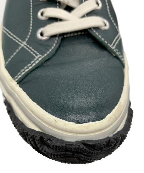 SPINGLE MOVE（スピングルムーヴ）SPINGLE MOVE (スピングルムーヴ) サイドゴアレザースニーカー グリーン サイズ:SIZE XSの古着・服飾アイテム