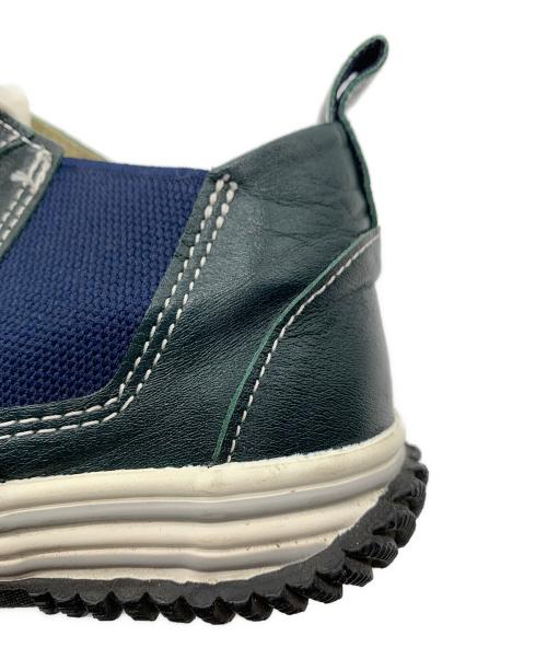 SPINGLE MOVE（スピングルムーヴ）SPINGLE MOVE (スピングルムーヴ) サイドゴアレザースニーカー グリーン サイズ:SIZE XSの古着・服飾アイテム