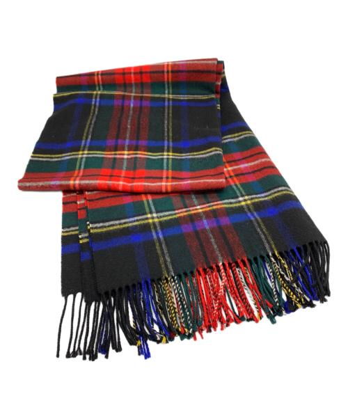 JOHNSTONS（ジョンストンズ）JOHNSTONS (ジョンストンズ) カシミヤ タータンチェックマフラー マルチカラーの古着・服飾アイテム