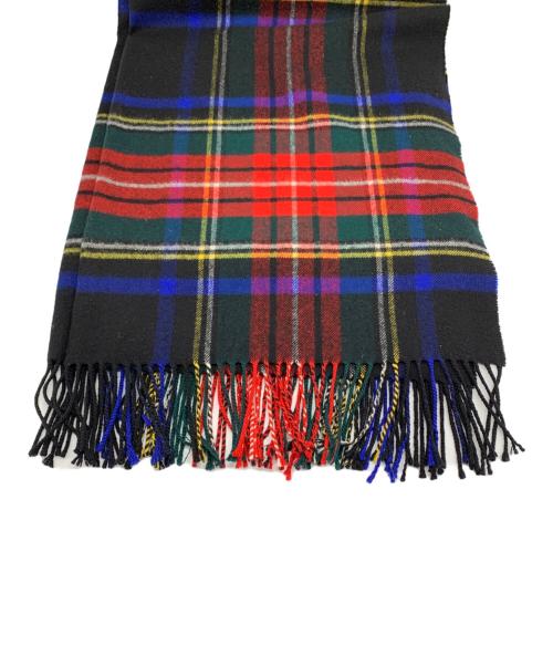 JOHNSTONS（ジョンストンズ）JOHNSTONS (ジョンストンズ) カシミヤ タータンチェックマフラー マルチカラーの古着・服飾アイテム