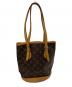 LOUIS VUITTON（ルイ ヴィトン）の古着「モノグラム　バケットPM」｜ブラウン