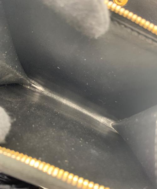 BOTTEGA VENETA（ボッテガベネタ）BOTTEGA VENETA (ボッテガベネタ) イントレチャート　カセットジップアラウンドウォレット ブラックの古着・服飾アイテム