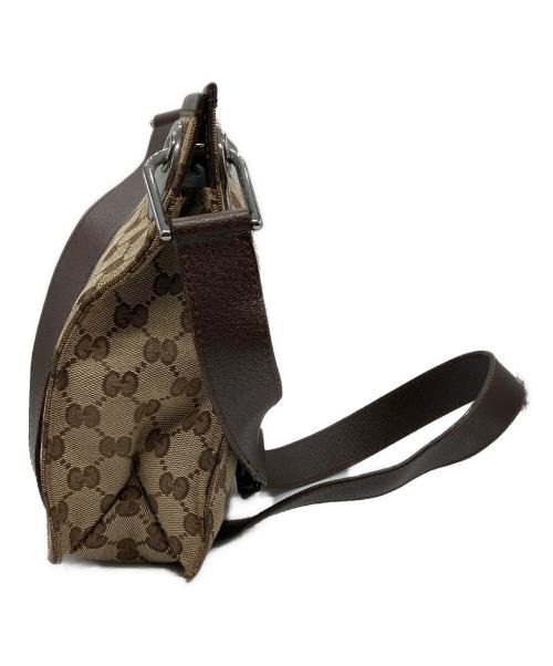 GUCCI（グッチ）GUCCI (グッチ) ショルダーバッグ ベージュ×ブラウンの古着・服飾アイテム