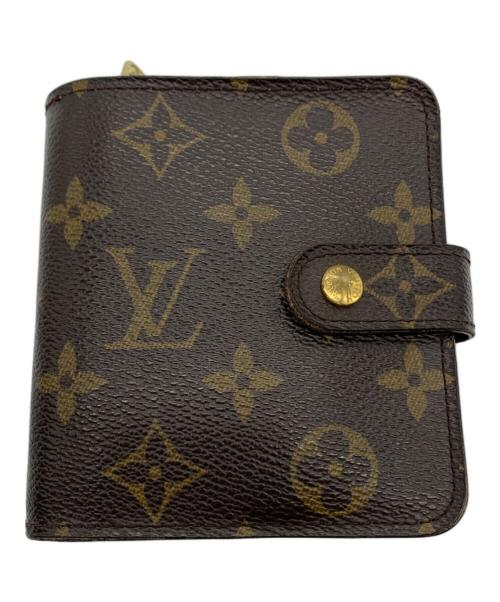 LOUIS VUITTON（ルイ ヴィトン）LOUIS VUITTON (ルイ ヴィトン) モノグラム　コンパクトジップ ブラウンの古着・服飾アイテム