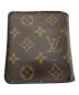 LOUIS VUITTON (ルイ ヴィトン) モノグラム　コンパクトジップ ブラウン：12000円