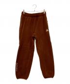 NIKE ACGナイキエーシージー）の古着「POLARTEC 'WOLF TREE' フリースパンツ」｜ブラウン