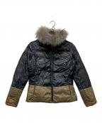 HERNOヘルノ）の古着「リバーシブルダウンジャケット」｜ネイビー×カーキ×ブラック