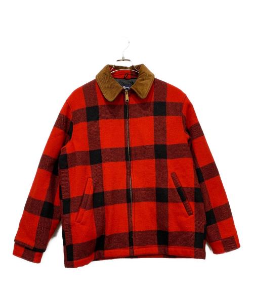 WOOLRICH（ウールリッチ）WOOLRICH (ウールリッチ) バッファローチェックジャケット レッド サイズ:Mサイズの古着・服飾アイテム