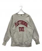 Champion REVERSE WEAVEチャンピオン リバース ウィーブ）の古着「PLATTSBURGH STATE　ヴィンテージスウェット」｜グレー