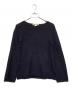 COMME des GARCONS（コムデギャルソン）の古着「薄手ニット」｜ネイビー