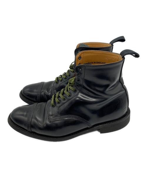 SANDERS（サンダース）SANDERS (サンダース) MILITARY DERBY BOOT ブラック サイズ:SIZE 6の古着・服飾アイテム
