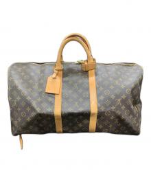 LOUIS VUITTON（ルイ ヴィトン）の古着「モノグラム　キーポル・バンドリエール55」｜ブラウン