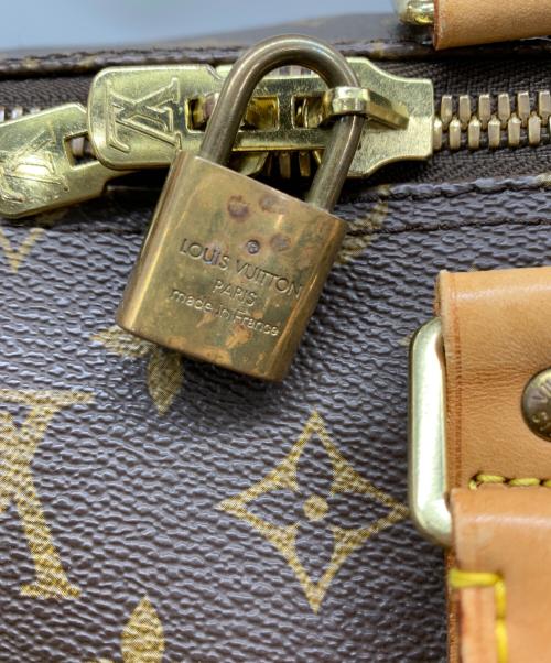 LOUIS VUITTON（ルイ ヴィトン）LOUIS VUITTON (ルイ ヴィトン) モノグラム　キーポル・バンドリエール55 ブラウンの古着・服飾アイテム