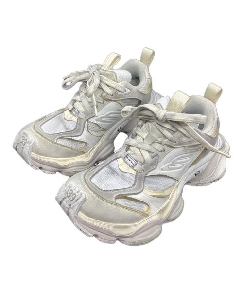 BALENCIAGA（バレンシアガ）BALENCIAGA (バレンシアガ) カーゴスニーカー ホワイト×グレー サイズ:26の古着・服飾アイテム