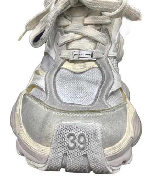 BALENCIAGA（バレンシアガ）BALENCIAGA (バレンシアガ) カーゴスニーカー ホワイト×グレー サイズ:26の古着・服飾アイテム