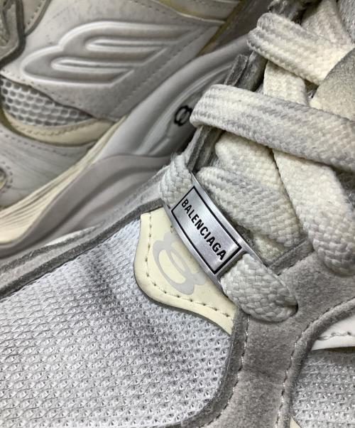 BALENCIAGA（バレンシアガ）BALENCIAGA (バレンシアガ) カーゴスニーカー ホワイト×グレー サイズ:26の古着・服飾アイテム