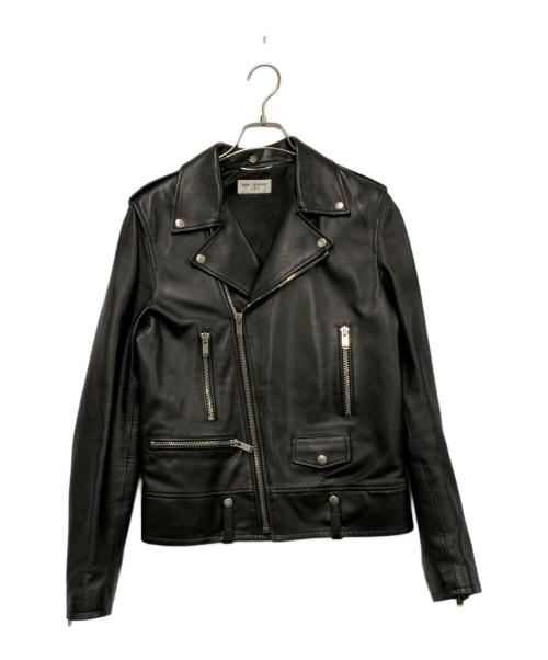 Saint Laurent Paris（サンローランパリ）Saint Laurent Paris (サンローランパリ) ライダースジャケット ブラック サイズ:SIZE 46の古着・服飾アイテム