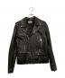 Saint Laurent Paris（サンローランパリ）の古着「ライダースジャケット」｜ブラック