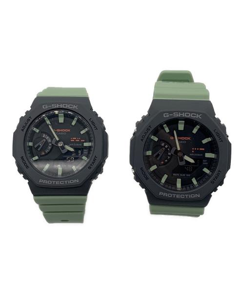 CASIO（カシオ）CASIO (カシオ) G-SHOCK　ペアウォッチ グリーン×グレーの古着・服飾アイテム