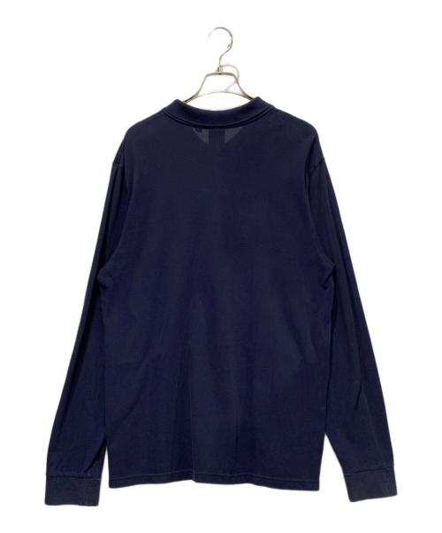 LACOSTE LIVE（ラコステライブ）LACOSTE LIVE (ラコステライブ) SUPREME (シュプリーム) 長袖ポロシャツ ネイビー サイズ:SIZE Lの古着・服飾アイテム
