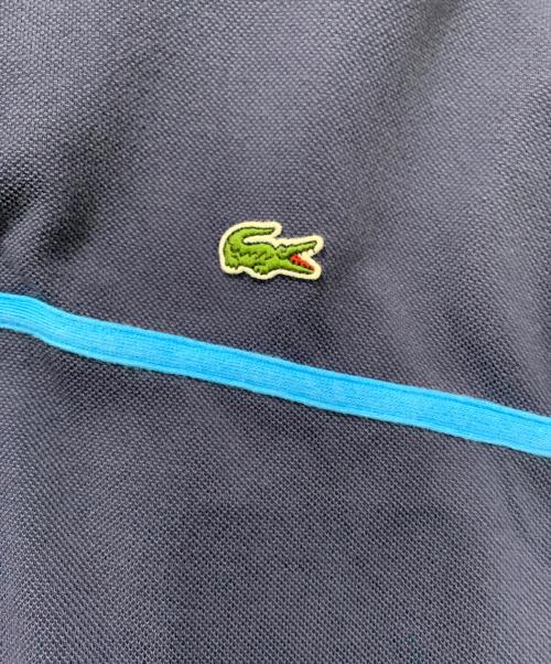 LACOSTE LIVE（ラコステライブ）LACOSTE LIVE (ラコステライブ) SUPREME (シュプリーム) 長袖ポロシャツ ネイビー サイズ:SIZE Lの古着・服飾アイテム
