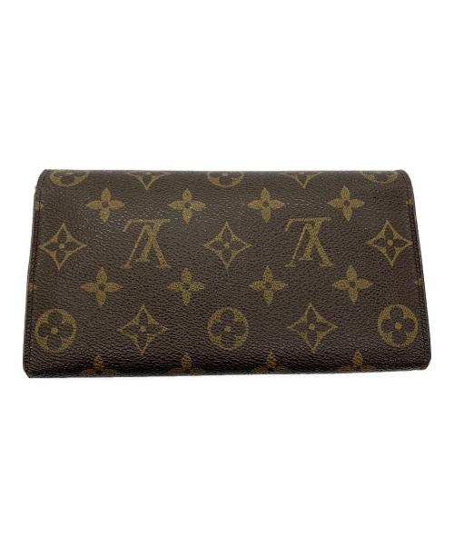 LOUIS VUITTON（ルイ ヴィトン）LOUIS VUITTON (ルイ ヴィトン) モノグラム　ポシェット・ポルトモネ クレディ ブラウンの古着・服飾アイテム