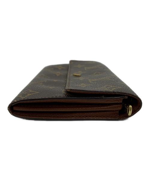 LOUIS VUITTON（ルイ ヴィトン）LOUIS VUITTON (ルイ ヴィトン) モノグラム　ポシェット・ポルトモネ クレディ ブラウンの古着・服飾アイテム